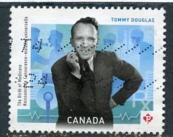 Canada 2012 P (permanent Postage) Tommy Douglas Issue #2557 - Used Stamps