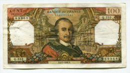 P France 100 Francs "" CORNEILLE "" 2 - 5 - 1968 # 2 - 100 F 1964-1979 ''Corneille''