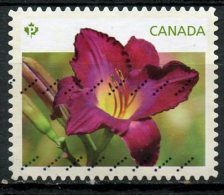 Canada 2012 P (permanent Postage) Purple Daylilly Issue #2530 - Oblitérés