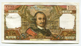 P France 100 Francs "" CORNEILLE "" 5 - 6 - 1969 - 100 F 1964-1979 ''Corneille''
