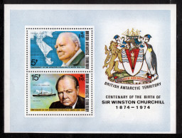 CHURCHILL  BRITISH ANTARCTICA  SHEET  & GAMBIA  2 VALUES  MNH - Unused Stamps