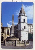 Benevento - Campanile E Fontana Con Obeliso - Formato Grande Non Viaggiata - Benevento