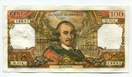 P France 100 Francs "" CORNEILLE "" 5 - 11 - 1970 # 1 - 100 F 1964-1979 ''Corneille''