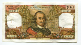 P France 100 Francs "" CORNEILLE "" 4 - 2 - 1971  # 1 - 100 F 1964-1979 ''Corneille''