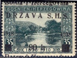 YUGOSLAVIA - JUGOSLAVIA - SHS BOSNIA & H. - ERROR  Ovpt.  - *MLLH - 1918 - Unused Stamps