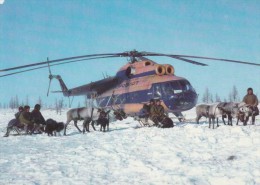 USSR Aeroflot MI - 8 Helicopter Deer - Helicopters