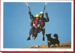 DDS-40 Giugs Cun Il Vent  Pass Dil Lucmagn, Foto Franco Tomaschett Surrein. Stempel Disentis - Münster 1997 Parapente - Disentis/Mustér