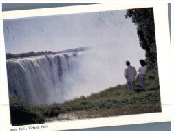 (544) Tanzania - Victoria Falls (Rhodesia Stamps At Back Of Card) - Tanzanie