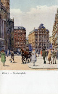 Austria - Vienna (Wien) - Stephansplatz [from Paul Kaspar, Viennese Artist, Painting] CPA Postcard - Stephansplatz