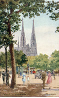 Austria - Vienna (Wien) - Votivkirche /Votive Church [from Paul Kaspar, Viennese Artist, Painting] CPA Postcard - Iglesias