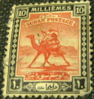 Sudan 1921 Postman 10m - Used - Soudan (...-1951)