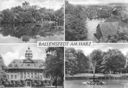 BG1943 Ballenstedt Am Harz Rathaus Friedenspark  CPSM 14x9.5cm Germany - Ballenstedt