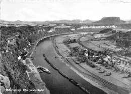 BG2104 Sachs Schweiz Blick Von Der Bastei Ship Bateaux   CPSM 14x9.5cm Germany - Bastei (sächs. Schweiz)