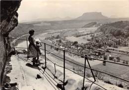 BG916 Sachs Schweiz Blick Vom Tiedge Bastelgebiet   CPSM 14x9.5cm Germany - Bastei (sächs. Schweiz)