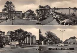 BG946 Tramway Bus Car Voiture Gruss Aus Dessau  CPSM 14x9.5cm Germany - Dessau