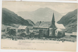 St Christoph Am Arlberg, 1800m ü.d.Meer (tampon Au Dos : Restauration HOSPIZ ST.CHRISTOF O.Troier Restaurateur ) - St. Anton Am Arlberg