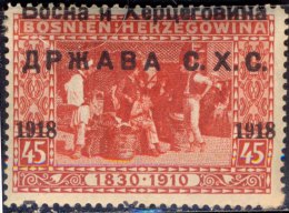 YUGOSLAVIA - JUGOSLAVIA - SHS BOSNIA & H. - ERROR OVPT.  - MARKET - *MLH - 1918 - Ungebraucht