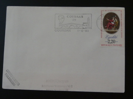 11 Aude Coursan Révolution Franà§aise Pont Bridge - Flamme Sur Lettre Postmark On Cover - Franse Revolutie