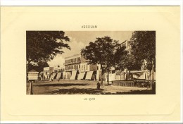 Carte Postale Ancienne Egypte - Assouan. Le Quai - Assuan