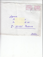 SVIZZERA  1990 - Affrancatura Per LìItalia - Automatic Stamps