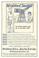 Original Werbung - 1925 - Walther Stabil Baukasten , Walther & Co In Berlin , Spielzeug !!! - Andere & Zonder Classificatie