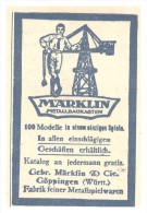 Original Werbung - 1925 - MÄRKLIN Metallbaukasten , Gebr. Märklin & Cie In Göppingen , Spielzeug !!! - Antikspielzeug