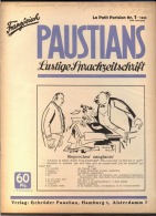 GERMANY - PAUSTIANS LUSTIGE SPRACHZEITSCHRIFT  FRANZOSISCH - COMPLET No.1 1930.  HAMBURG - 12 Pages - Otros & Sin Clasificación