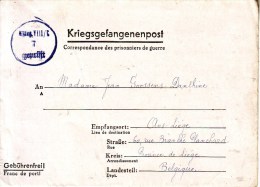 WO 2 KG Post  "24.11.41" Van  " OFLAG VIII C  / 7 / GEPRÜFT" (=Juliusburg) Naar ANS - Weltkrieg 1939-45 (Briefe U. Dokumente)