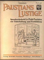 GERMANY - PAUSTIANS LUSTIGE SPRACHZEITSCHRIFT FRANZOSISCH - COMPLET No.7  1929. HAMBURG - 12 Pages - Other & Unclassified