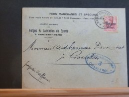 B/4570  LETTRE  HAINE SAINT PIERRE  CENSURE  CHARLEROI - Andere & Zonder Classificatie