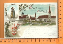 ALTÖTTING: Gruss, Litho Multi Vues, Panorama, Gnaden Mutter - Altötting