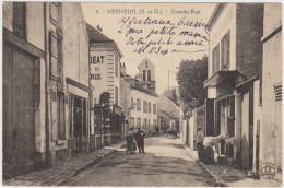 VERNEUIL (S Et O.) Grande Rue - Verneuil Sur Seine