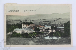 Old 1914 Austria Postcard - Breitenfurt - Restaurant Stelzer - Mödling