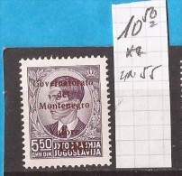 1942  ITALIA OCCUPAZIONE MONTENEGRO CRNA GORA OVERPRINT ROUGE  NEVER HINGED - Montenegro