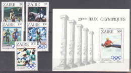 Olympic Games Los Angeles COB 1239/43+BL57 1984 MNH - Neufs