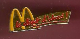 41041-Pin's.McDonald's..a Limentation.Hamburger.Ame Rican Burger.. - McDonald's