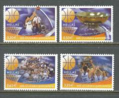 2005 GREECE EUROBASKET CHAMPIONS MNH ** - Neufs