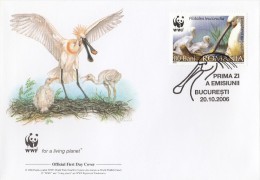 Roumanie  2006 - FDC WWF" - Timbres Yvert & Tellier N° 5154 à 5157. - FDC