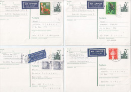 4 Postkarte Germany-  / BULGARIA ,Bulgarie  1991-travel - Postkaarten - Gebruikt