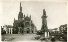 CPSM 56 SAINTE ANNE D AURAY LA FONTAINE ET LA BASILIQUE 1936 - Sainte Anne D'Auray