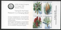 1995 Finlandia, IUFRO Fiori, Libretto, Serie Completa Nuova (**) - Carnets