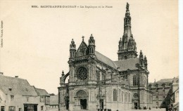 CPA 56 SAINTE ANNE D AURAY LA BASILIQUE ET LA PLACE - Sainte Anne D'Auray