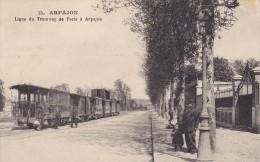 ARPAJON  -  Ligne Du  Tramway De Paris à Arpajon - Arpajon