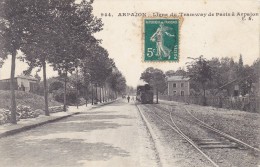 ARPAJON  -  Ligne Du  Tramway De Paris à Arpajon - Arpajon