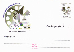 5001A  COMPUTER CENTER POSTCARD STATIONERY 1998 ROMANIA - Computers