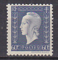 M2702 - FRANCE Yv N°686 ** - 1944-45 Marianne Van Dulac