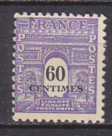 M2711 - FRANCE Yv N°705 ** - 1944-45 Arc De Triomphe