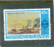 1975 TRINIDAD & TOBAGO Y & T N° 353 ( O ) Tableau - Trinité & Tobago (1962-...)