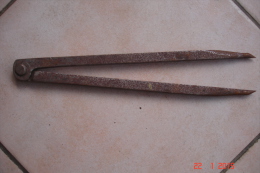 Compas Début XXè. L:26 Cms - Antike Werkzeuge