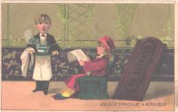 1 Litho Chromo Chocolate SUCHARD Printer Courbe Rouzet - Serie 001  M - Verso Very Good, See Scan For Recto - Suchard